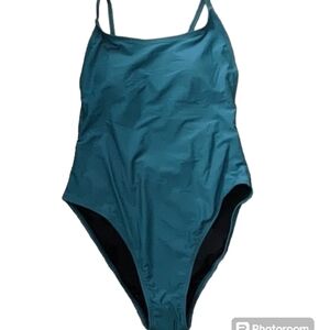 NWT Gianni Bini Swimsuit Green Large One Piece